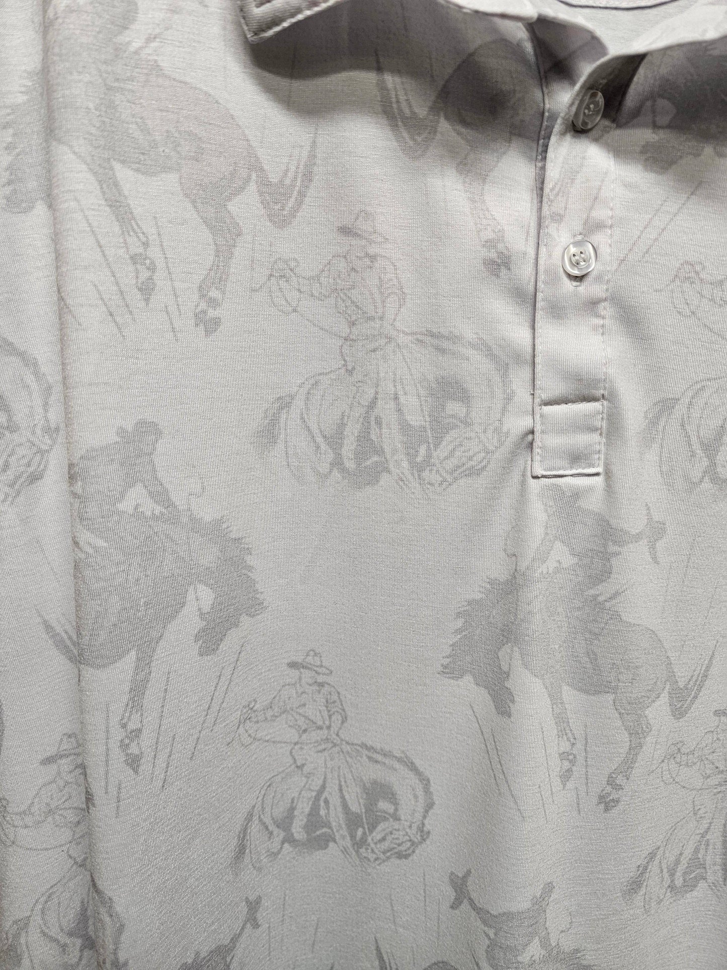 Men's Shadow Bronc Western Polo Shirt