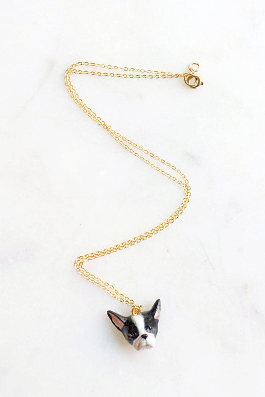 Tiny French Bulldog Necklace
