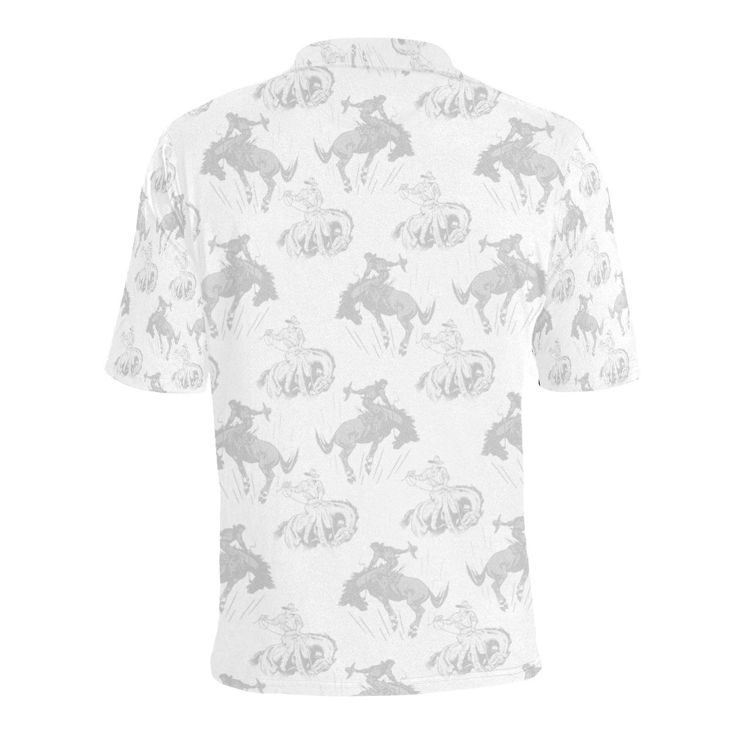 Men's Shadow Bronc Western Polo Shirt