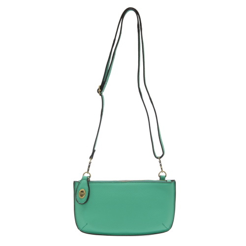 summer green color crossbody clutch with strap