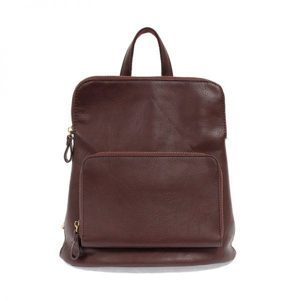 wine color backpack