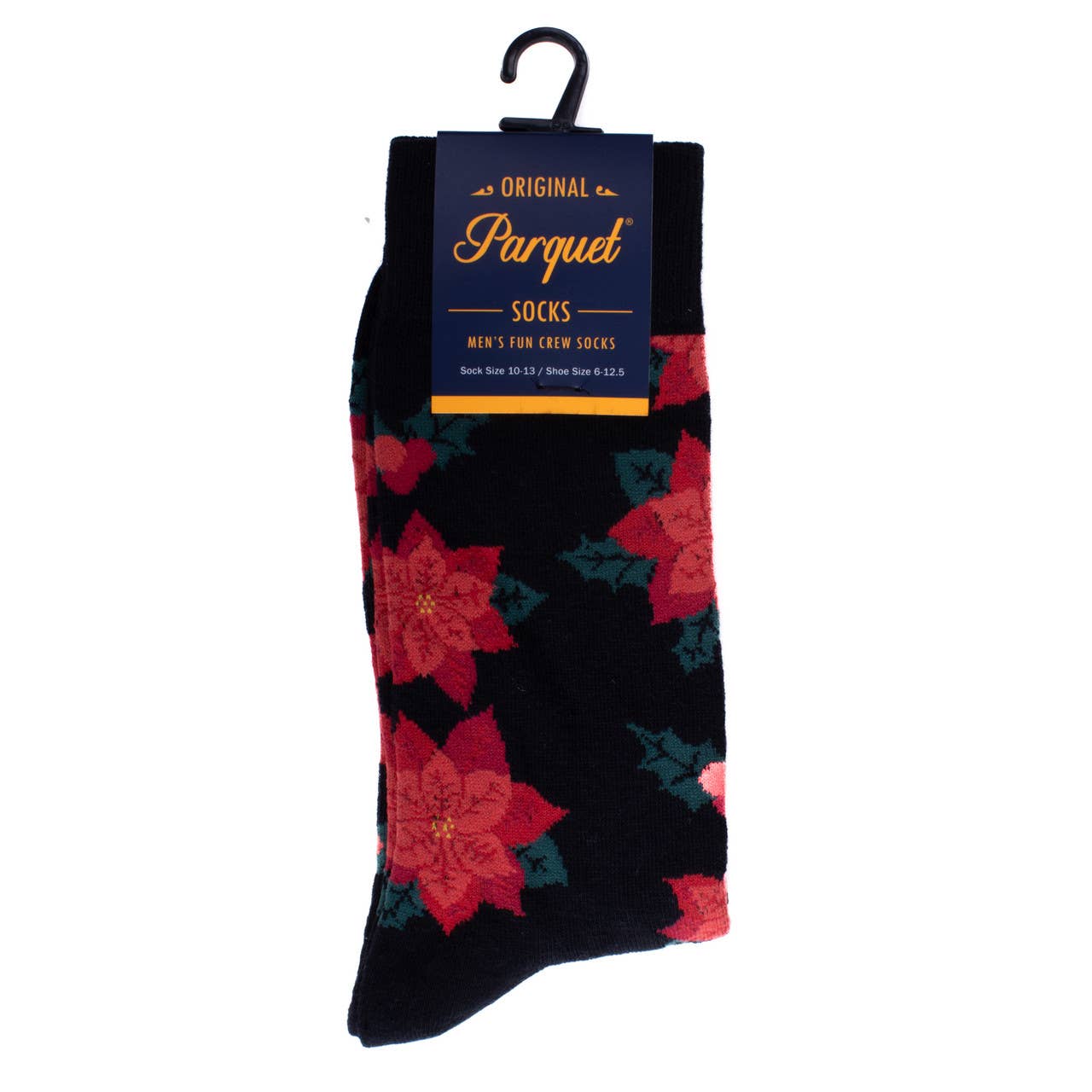 Christmas Poinsettias Socks - Men's