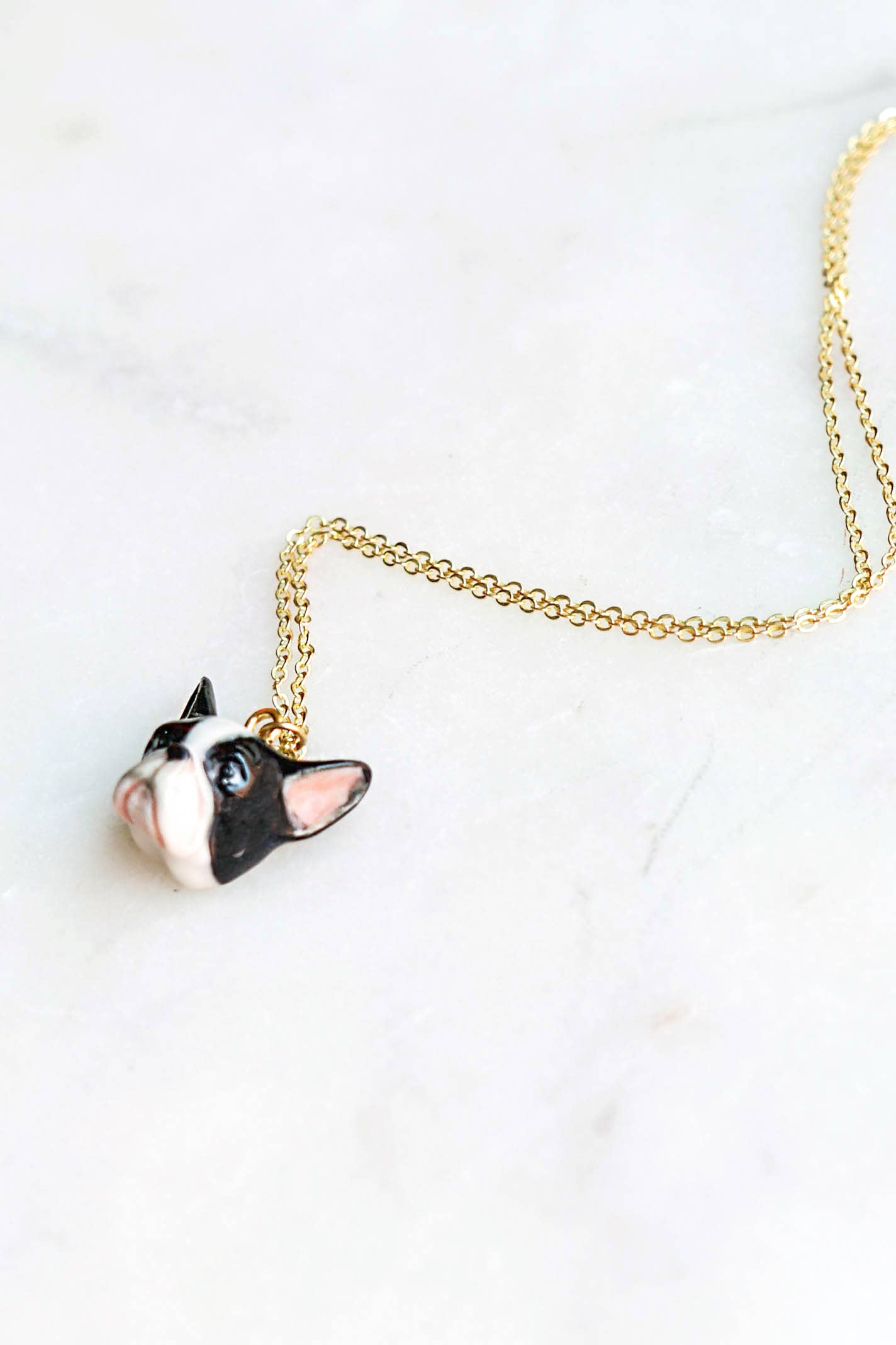 Tiny French Bulldog Necklace