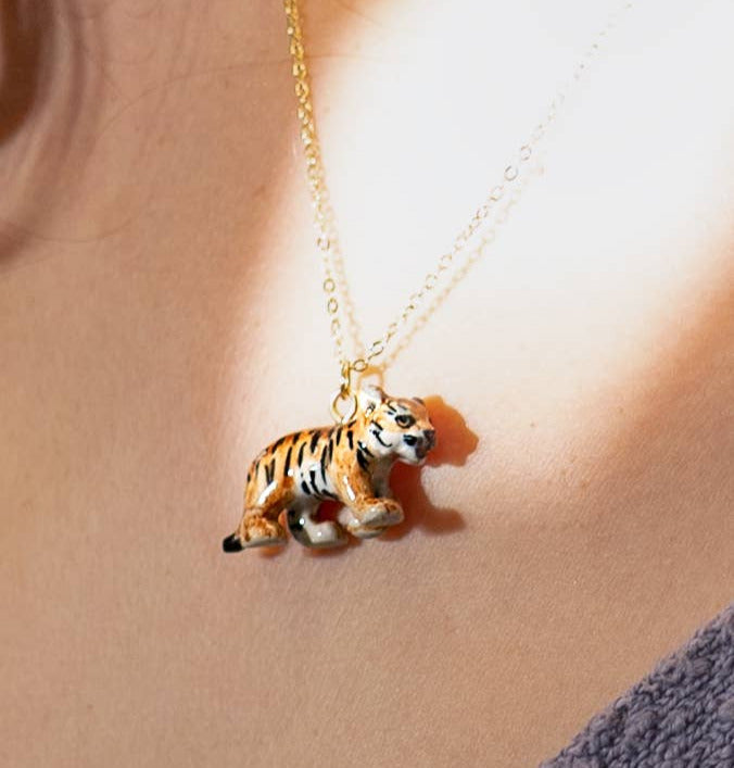 Tiny Tiger Necklace