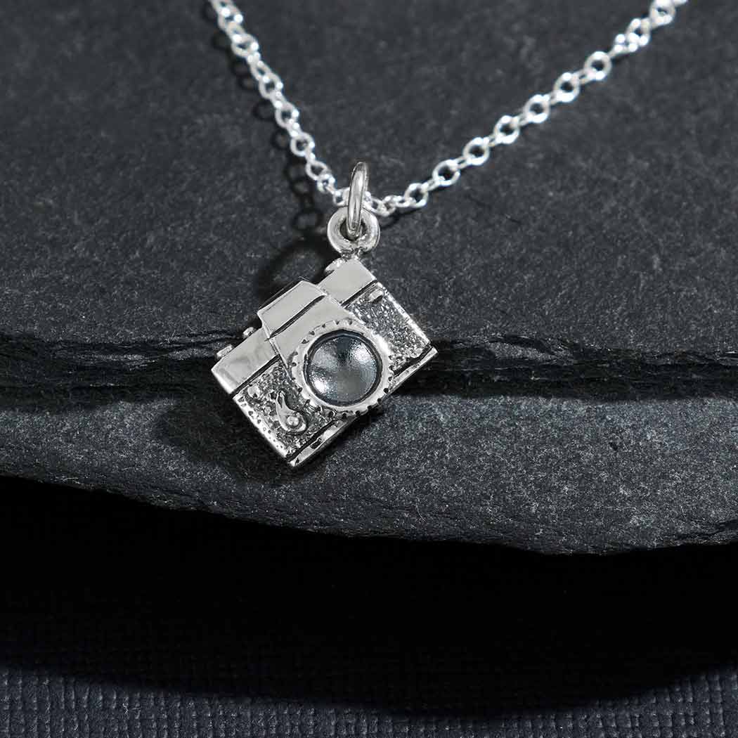 Camera Necklace - Sterling Silver