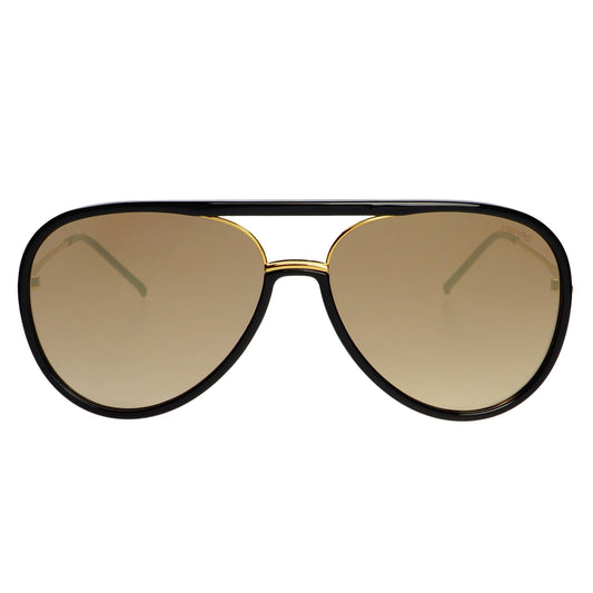 Shay Aviator Sunglasses - Black/Gold - Freyrs