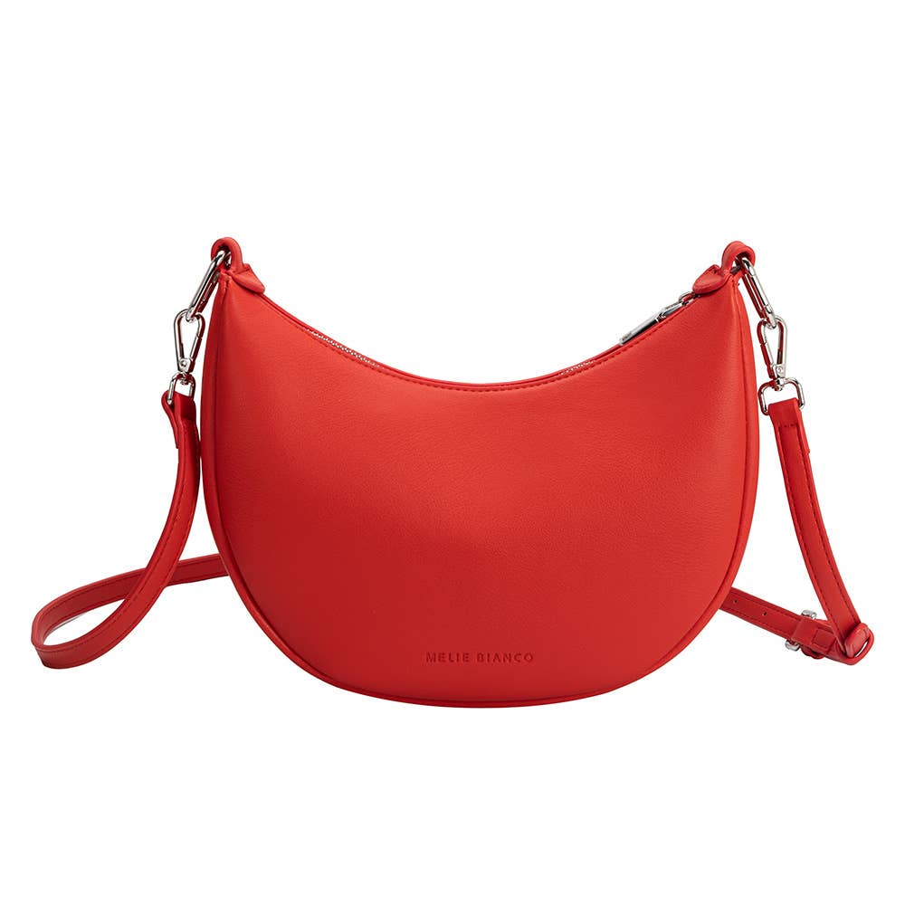 red crossbody handbag