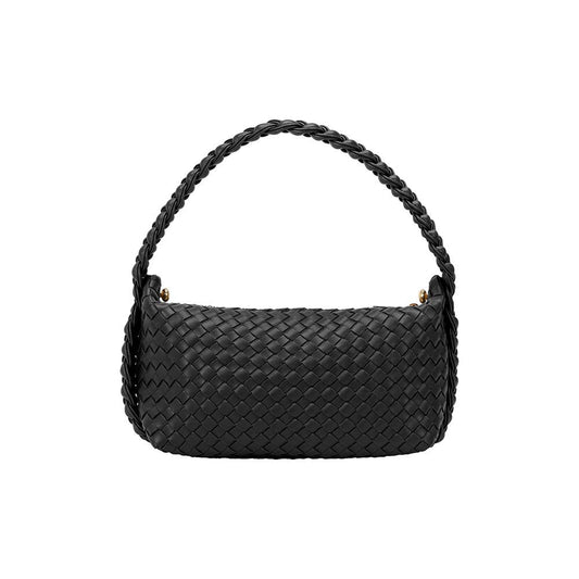 Alma Vegan Top Handle Bag - Black