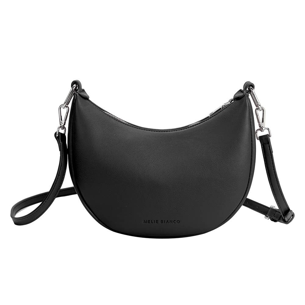 front view of half oval view with crossbody strap