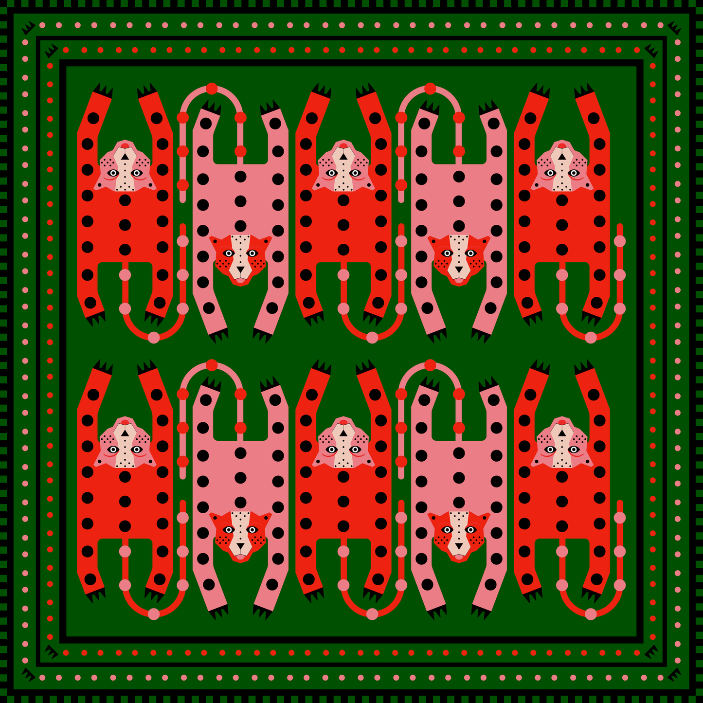 Whimsy Cheetah Bandana