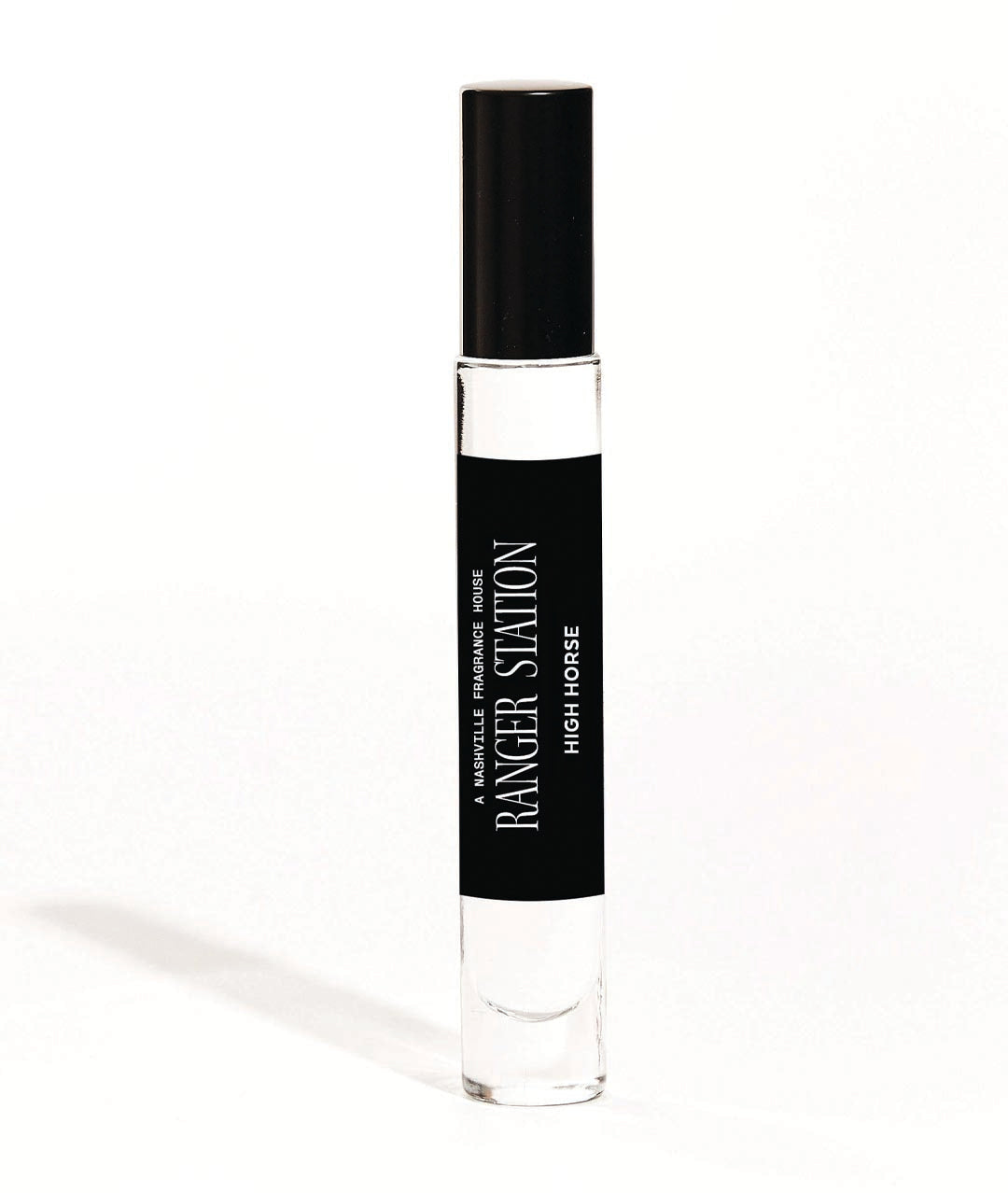 A 10ml bottle of High Horse Quickdraw unisex perfume with a black spray top, labeled with the brand name and product title.