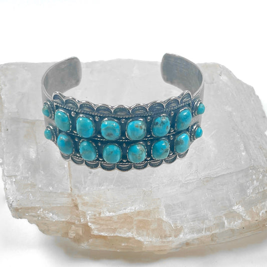 Scallop Turquoise Bracelet