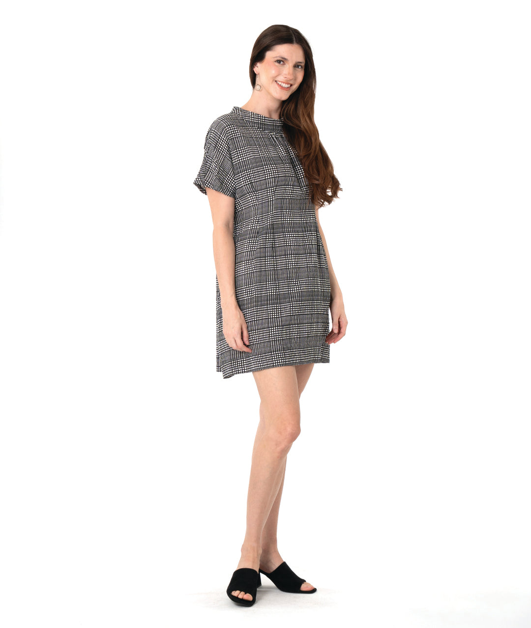 Kate Dress - Checkerboard Laguna