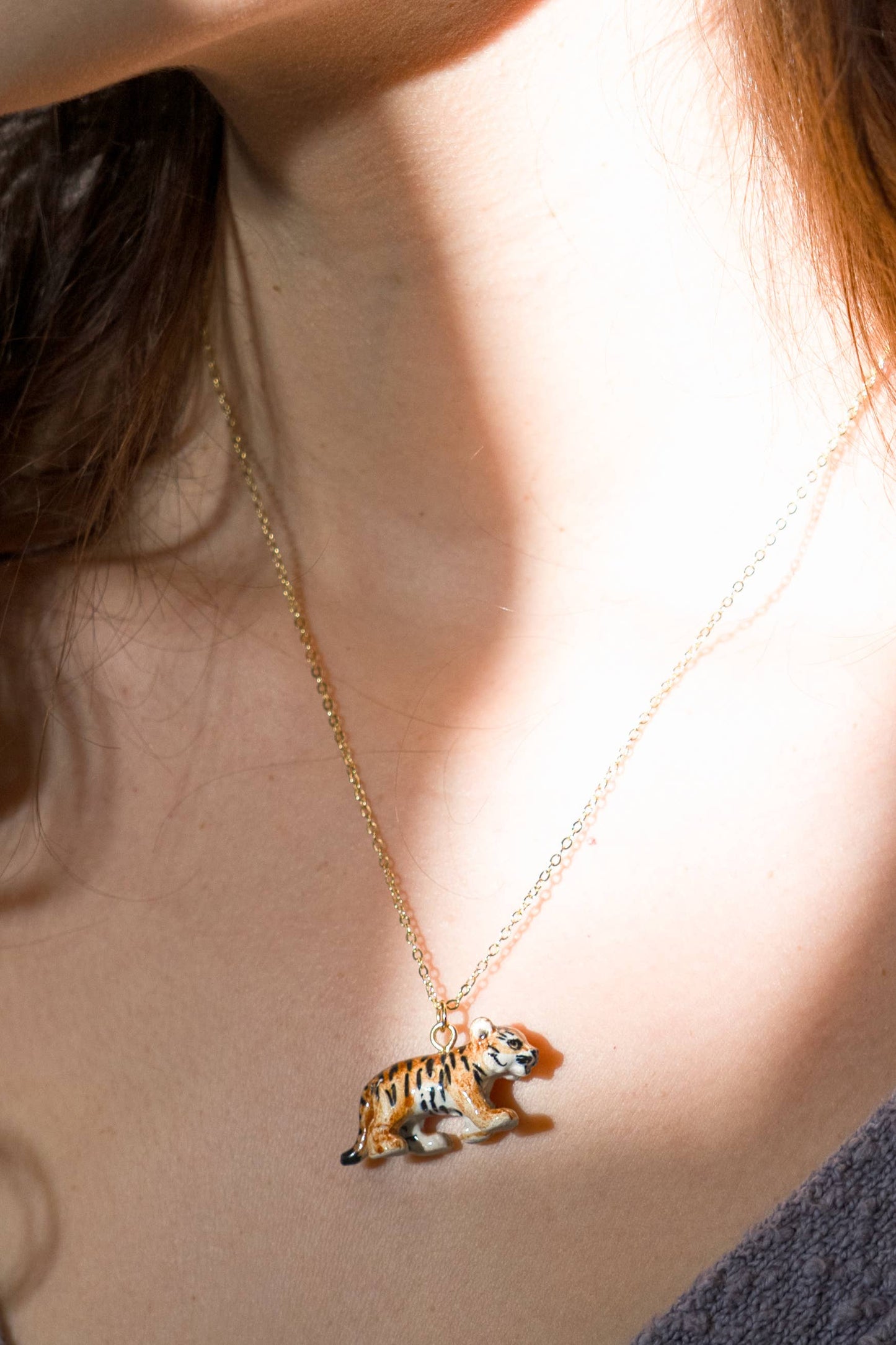 Tiny Tiger Necklace