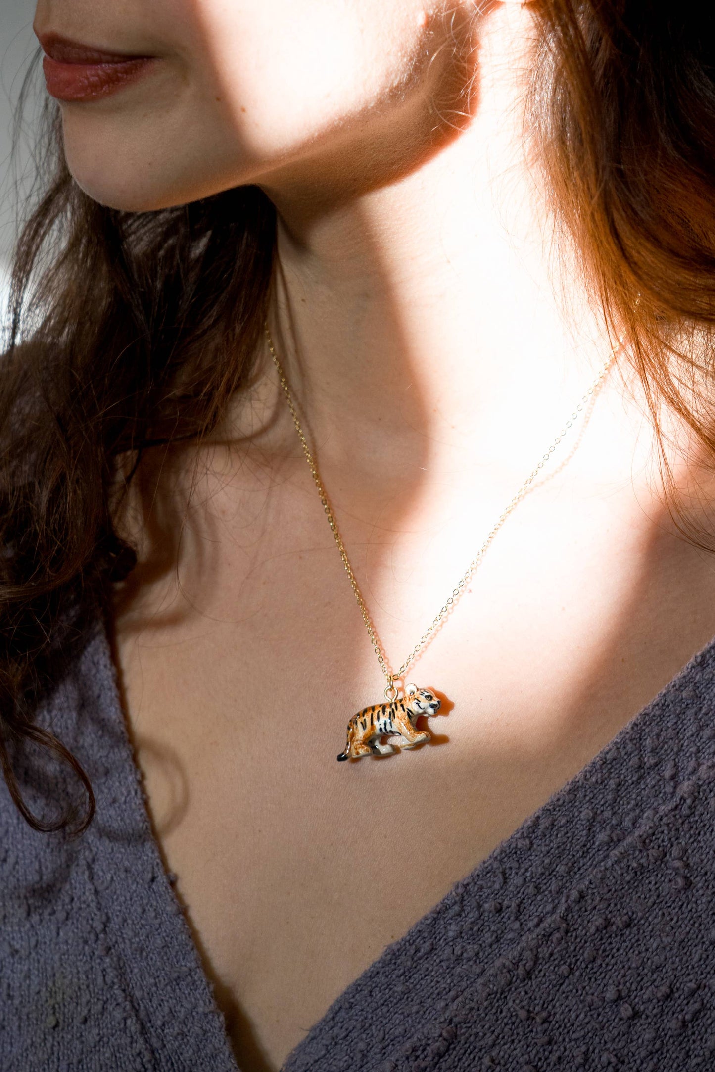 Tiny Tiger Necklace