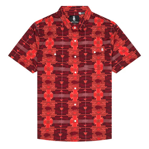 red western pearl snap shirt