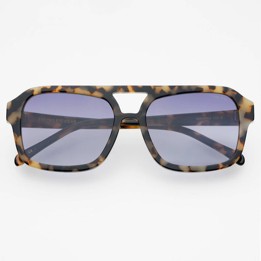 Havana Aviator Sunglasses - Tortoise - Freyrs