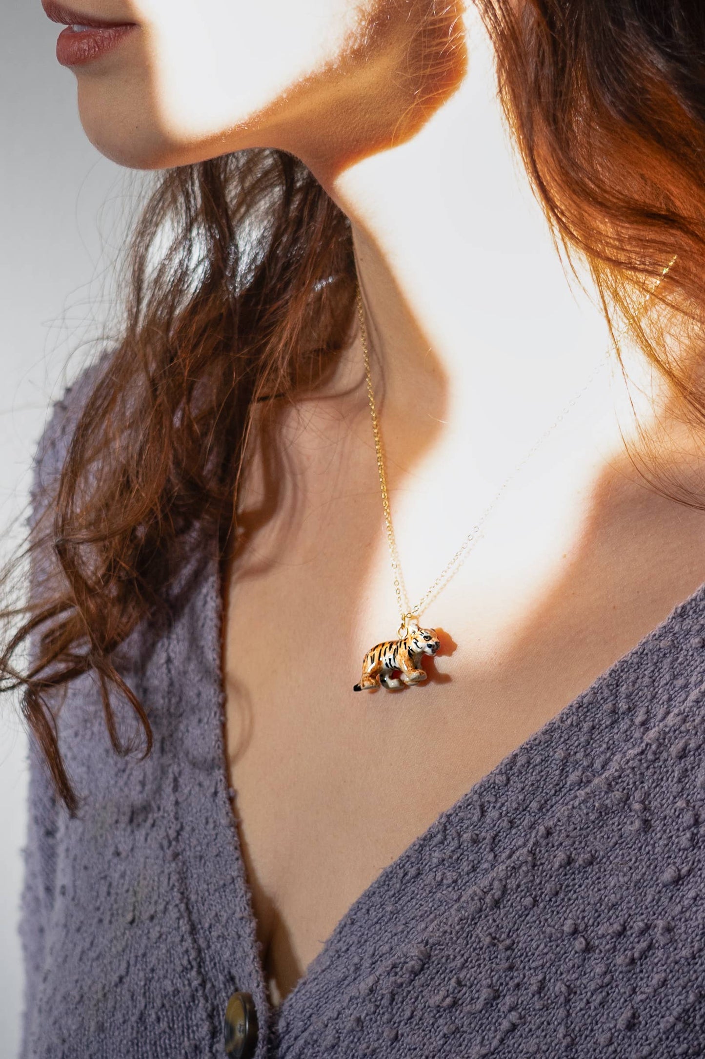 Tiny Tiger Necklace