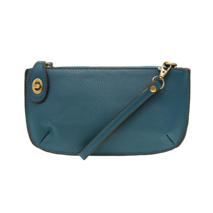 blue peacock color crossbody clutch