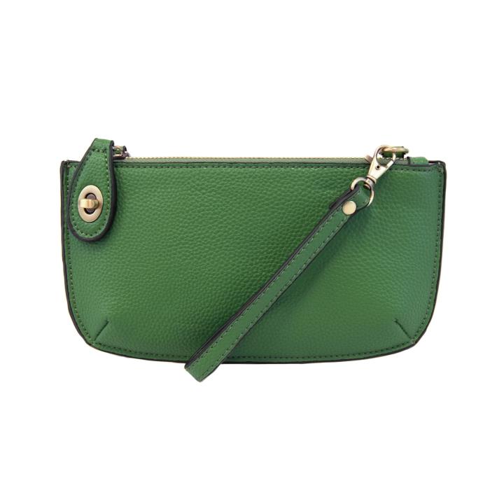 kelly green crossbody clutch