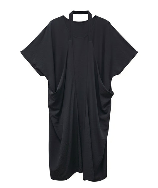 black tunic with a strap to style in different ways