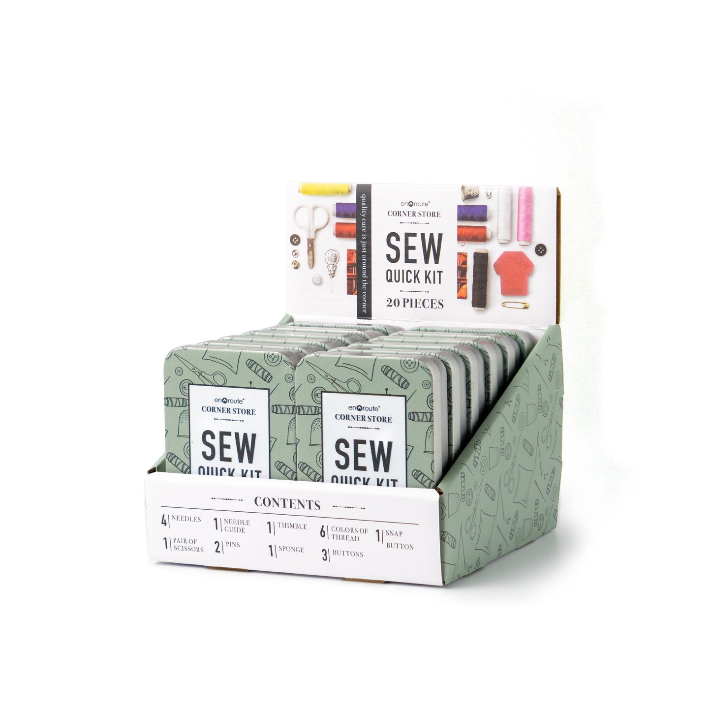 case of "sew quick kit" kits