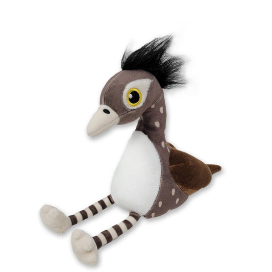 roadrunner stuffed animal against white background