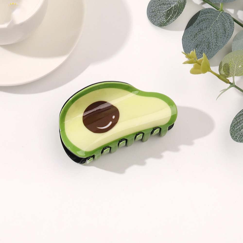 avocado shaped hair clip