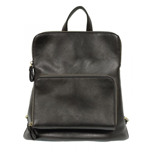 black colored backpack