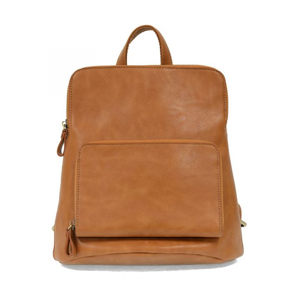 camel colored backpack