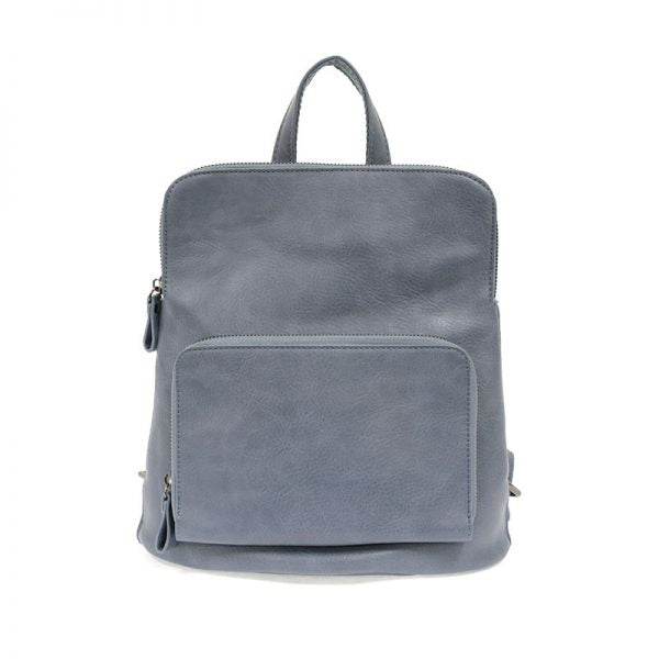 light denim colored backpack