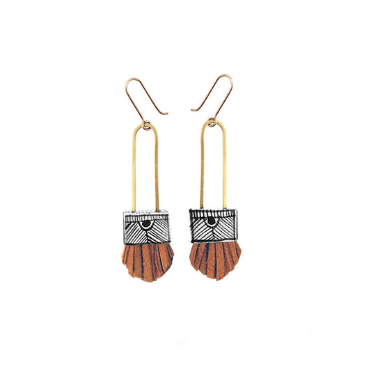 Hechizo - Regalo Shortie Earrings - Tumeric