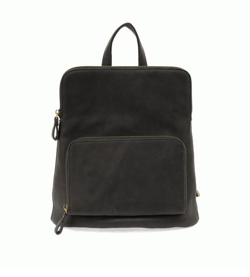 black colored backpack