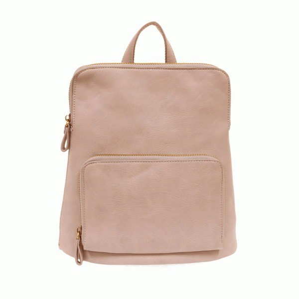 blush color backpack