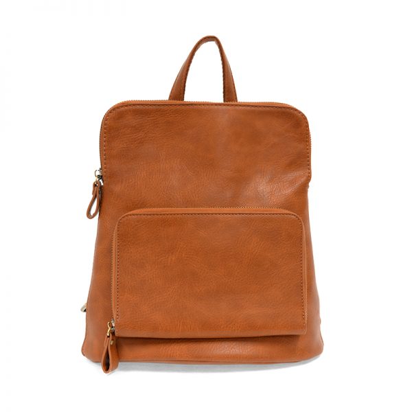 rust colored backpack
